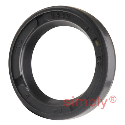 17x24x5mm Nitrile Rubber Single Lip Rotary Shaft Oil Seal SC / R21