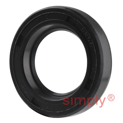 17x28x6mm Nitrile Rubber Single Lip Rotary Shaft Oil Seal with Garter Spring SC / R21