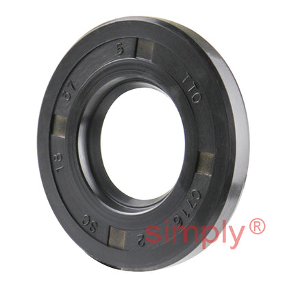 18x37x5mm Nitrile Rubber Single Lip Rotary Shaft Oil Seal SC / R21