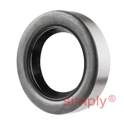 1.12x1.83x0.43 inch Metal Cased Nitrile Rubber Rotary Shaft Oil Seal with Garter Spring and Wiper Lip