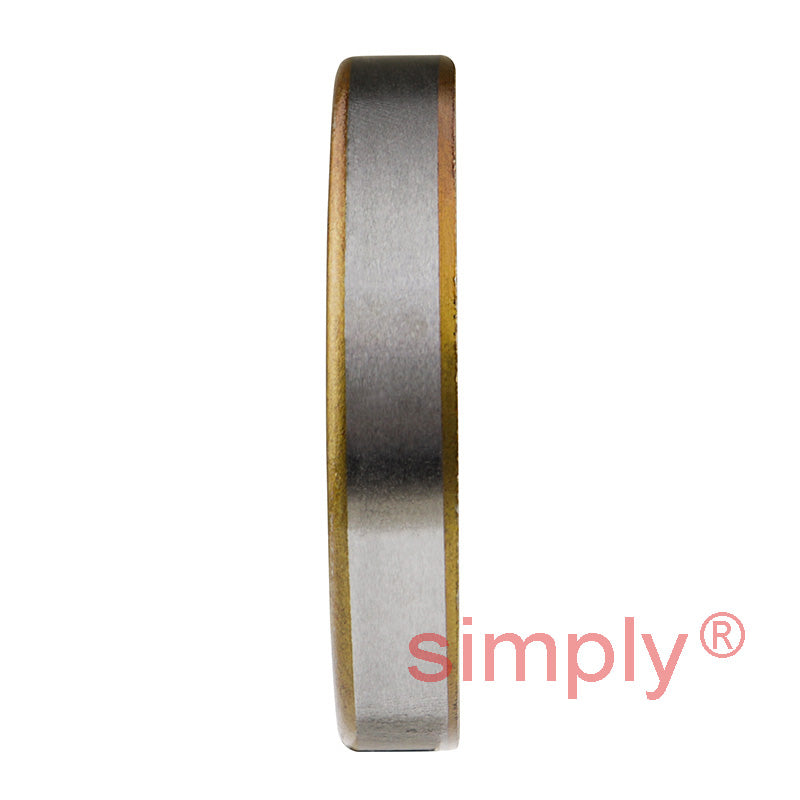 1.25x2.12x0.37 inch Metal Cased Nitrile Rubber Rotary Shaft Oil Seal with Garter Spring and Wiper Lip