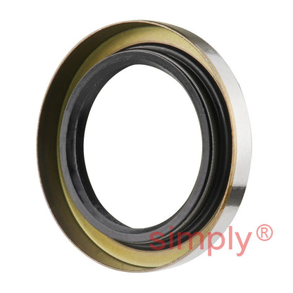 1.87x2.75x0.37 inch Metal Cased Nitrile Rubber Rotary Shaft Oil Seal with Garter Spring R6 / TB