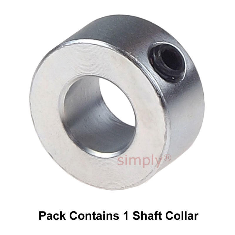CABUI200Z Zinc Plated En8 Steel Shaft Collar 2x3x1-1/16 inch with Set Screw