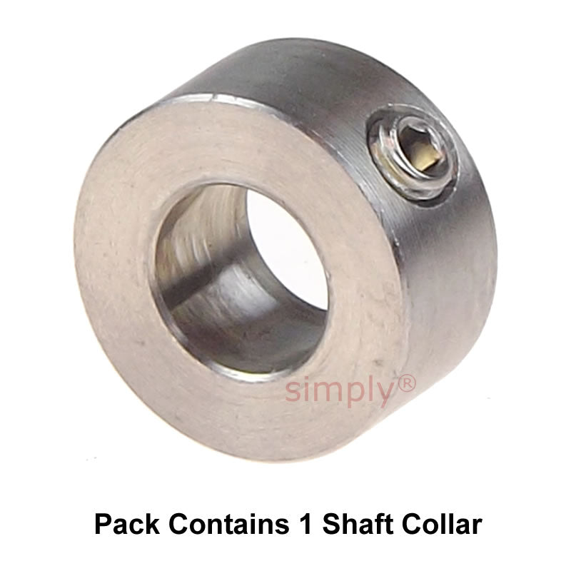 CABU14ST Stainless Steel Shaft Collar 14x25x12mm with Set Screw