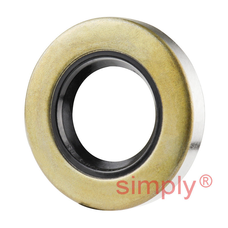 1x1.87x0.31 inch Metal Cased Nitrile Rubber Rotary Shaft Oil Seal SB Style