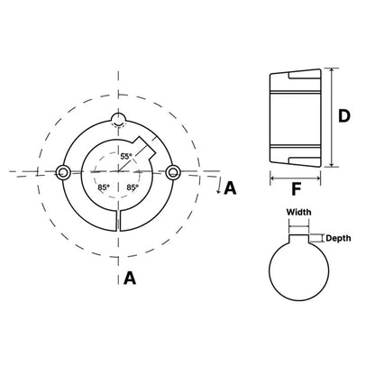2012-14 Tapered Locking Bush with 14mm Bore