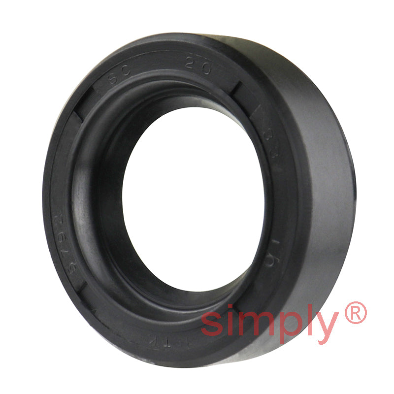 20x33x10mm Nitrile Rubber Single Lip Rotary Shaft Oil Seal with Garter Spring SC / R21