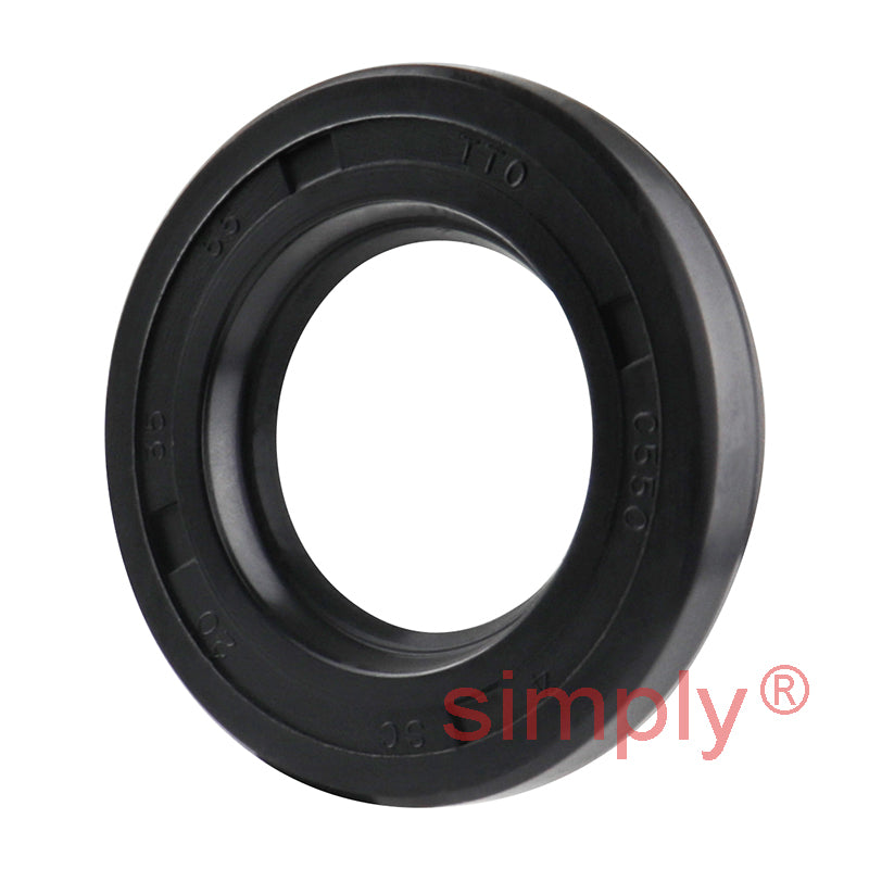 20x35x5.5mm Nitrile Rubber Single Lip Rotary Shaft Oil Seal with Garter Spring SC / R21