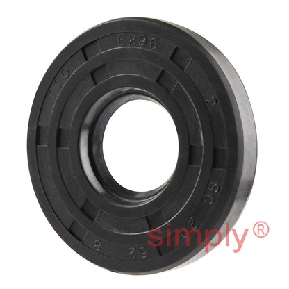20x52x8mm Nitrile Rubber Single Lip Rotary Shaft Oil Seal with Garter Spring SC / R21