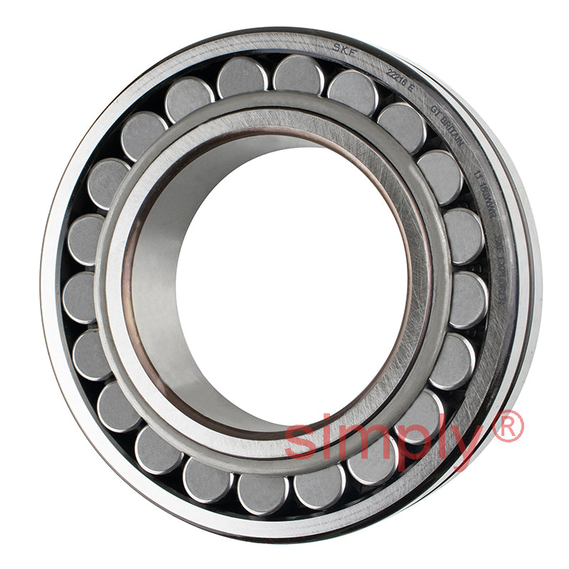SKF 22216E Spherical Roller Bearing with Cylindrical Bore 80x140x33mm