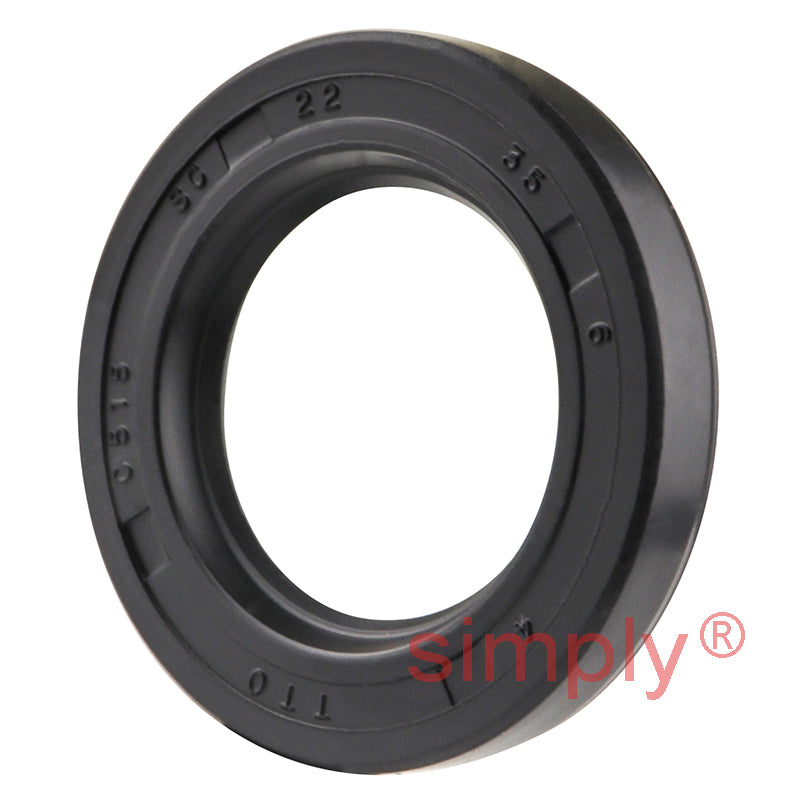 22x35x6mm Nitrile Rubber Single Lip Rotary Shaft Oil Seal with Garter Spring SC / R21