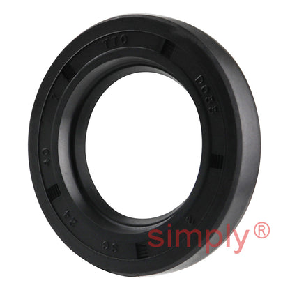 24x40x7mm Nitrile Rubber Single Lip Rotary Shaft Oil Seal with Garter Spring SC / R21