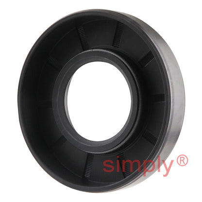 24x52x10mm Nitrile Rubber Single Lip Rotary Shaft Oil Seal with Garter Spring SC / R21