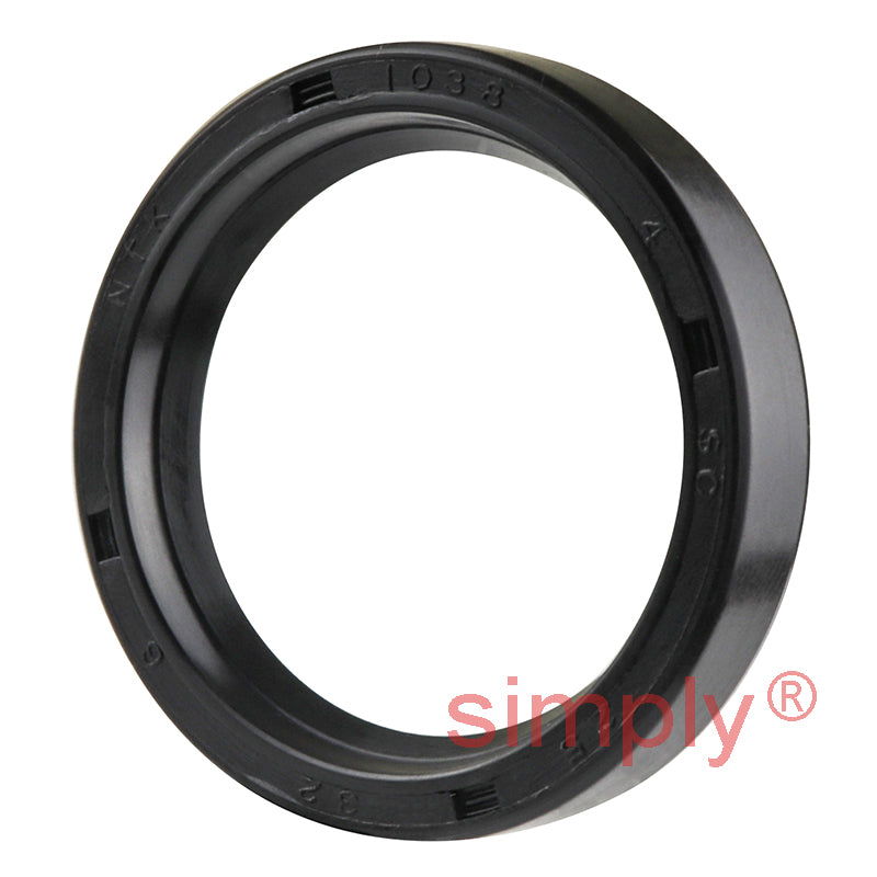 25x32x6mm Nitrile Rubber Single Lip Rotary Shaft Oil Seal with Garter Spring SC / R21