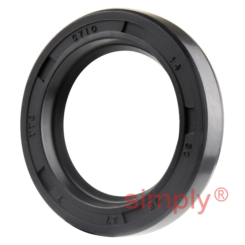25x37x7mm Nitrile Rubber Single Lip Rotary Shaft Oil Seal with Garter Spring SC / R21