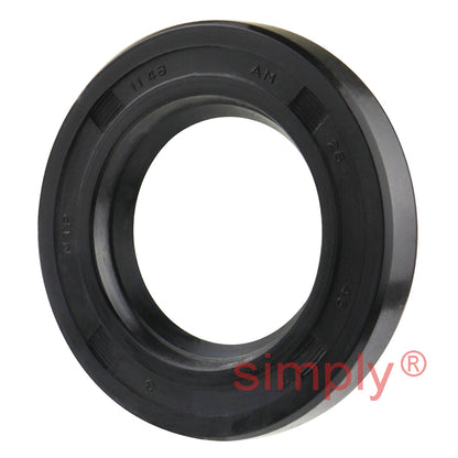 26x45x7mm Nitrile Rubber Single Lip Rotary Shaft Oil Seal with Garter Spring SC / R21