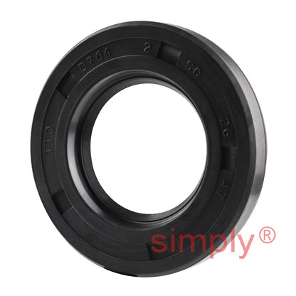 26x47x7mm Nitrile Rubber Single Lip Rotary Shaft Oil Seal with Garter Spring SC / R21