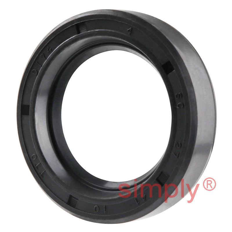 27x41x10mm Nitrile Rubber Single Lip Rotary Shaft Oil Seal with Garter Spring SC / R21