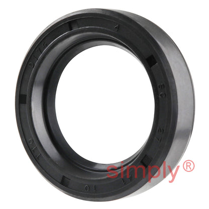 27x41x10mm Nitrile Rubber Single Lip Rotary Shaft Oil Seal with Garter Spring SC / R21