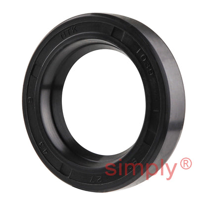 27x43x9mm Nitrile Rubber Single Lip Rotary Shaft Oil Seal with Garter Spring SC / R21
