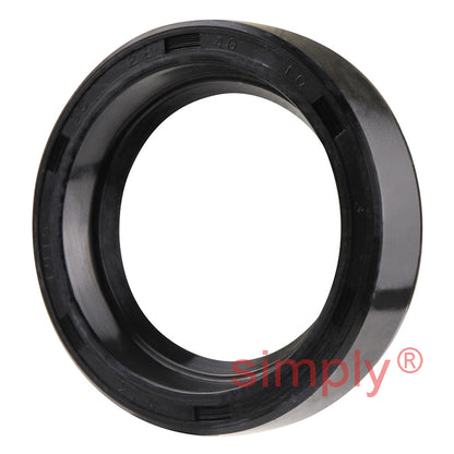 28x40x10mm Nitrile Rubber Single Lip Rotary Shaft Oil Seal with Garter Spring SC / R21