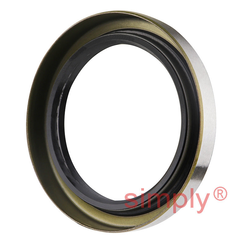 2.5x3.37x0.5 inch Metal Cased Nitrile Rubber Rotary Shaft Oil Seal with Garter Spring R6 / TB
