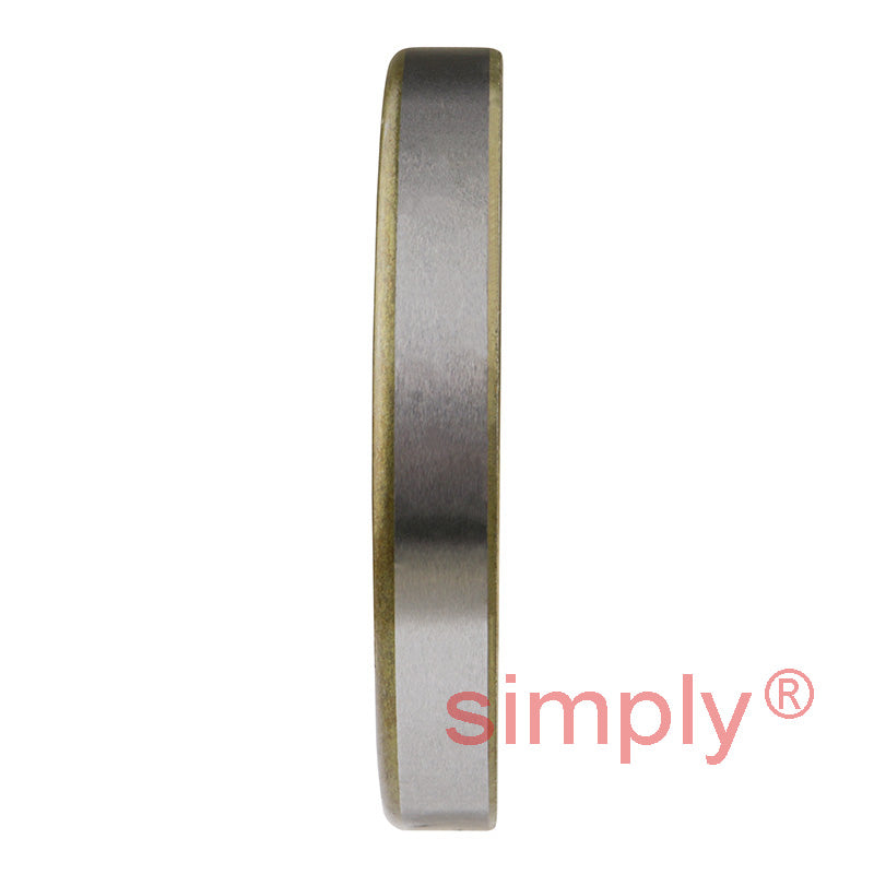 2.5x3.37x0.5 inch Metal Cased Nitrile Rubber Rotary Shaft Oil Seal with Garter Spring R6 / TB