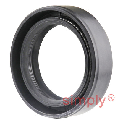 30x40.5x10.5DC4SS Metric Fork and Damper Nitrile Rubber Oil Seal with 2 Opposite Facing Individually Sprung Sealing Lips and Raised Outer Sealing Band on Outside Diameter