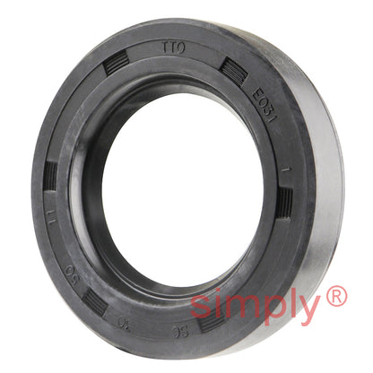 30x50x11mm Nitrile Rubber Single Lip Rotary Shaft Oil Seal with Garter Spring SC / R21