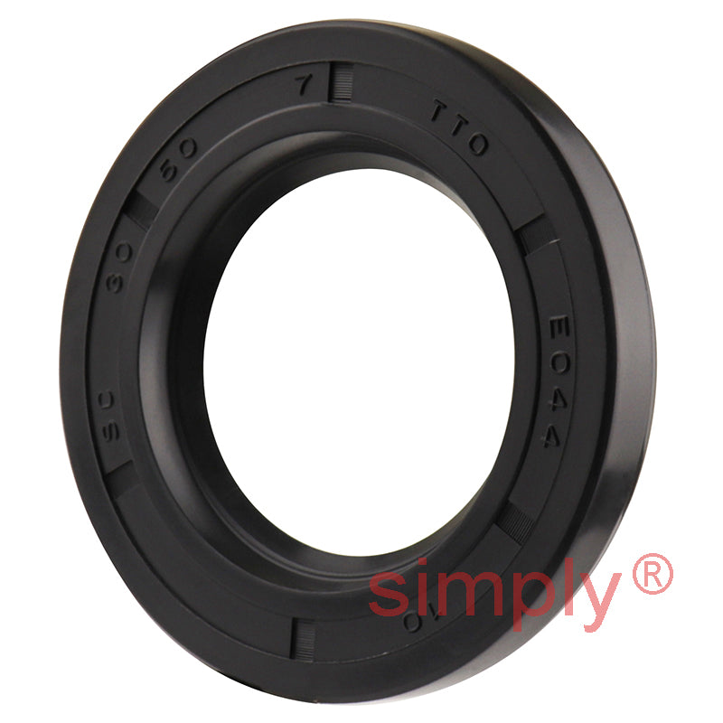 30x50x7mm Nitrile Rubber Single Lip Rotary Shaft Oil Seal with Garter Spring SC / R21