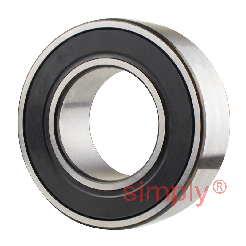 SKF 3209A2RS1 Double Row Angular Contact Ball Bearing with 2 Rubber Seals 45x85x30.2mm
