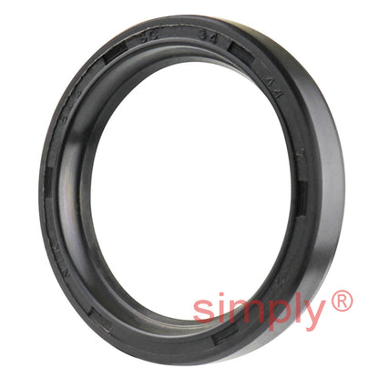 34x44x7mm Nitrile Rubber Single Lip Rotary Shaft Oil Seal with Garter Spring SC / R21