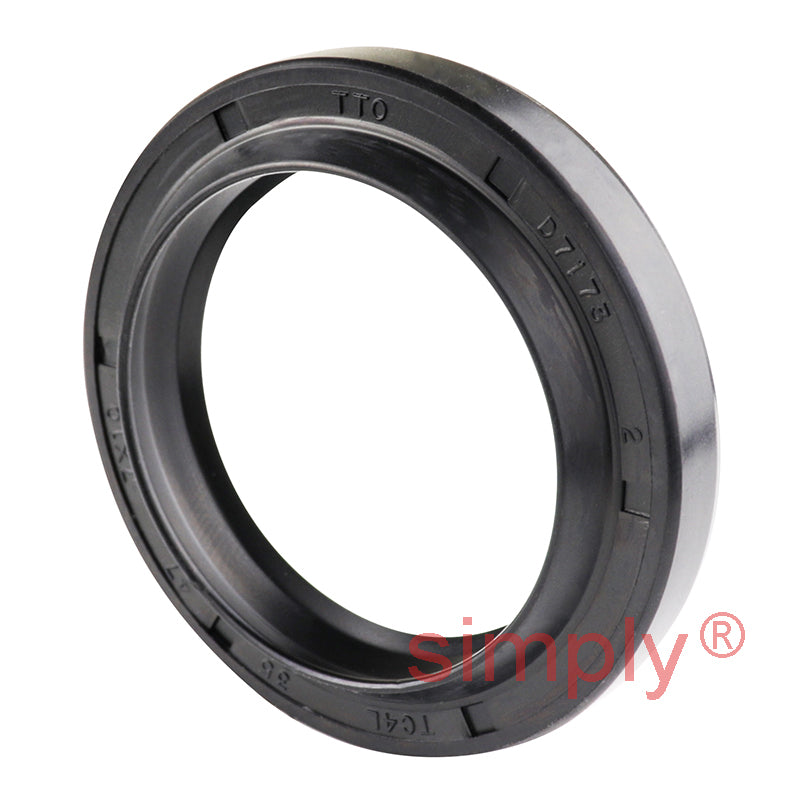 35x47x7TC4/10L Metric Fork and Damper Nitrile Rubber Oil Seal with Extra Internal Sealing Profile and Raised Outer Sealing Band on Outside Diameter