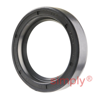 35x50x10mm Nitrile Rubber Single Lip Rotary Shaft Oil Seal with Garter Spring SC / R21