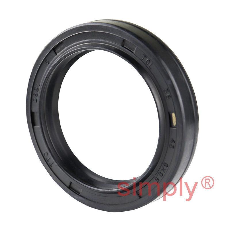 36x48x8/9.5mm Nitrile Rubber Double Lip Rotary Shaft Oil Seal with Extended Inner Lip TCL Style
