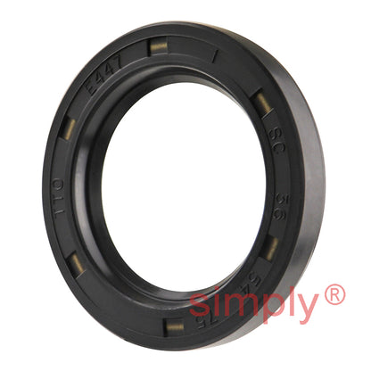 36x54x7.5mm Nitrile Rubber Single Lip Rotary Shaft Oil Seal with Garter Spring SC / R21