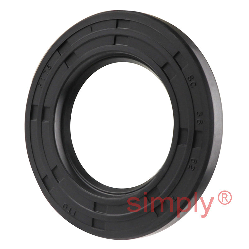 36x62x7mm Nitrile Rubber Single Lip Rotary Shaft Oil Seal with Garter Spring SC / R21