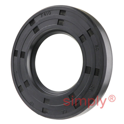 36x68x10mm Nitrile Rubber Single Lip Rotary Shaft Oil Seal with Garter Spring SC / R21