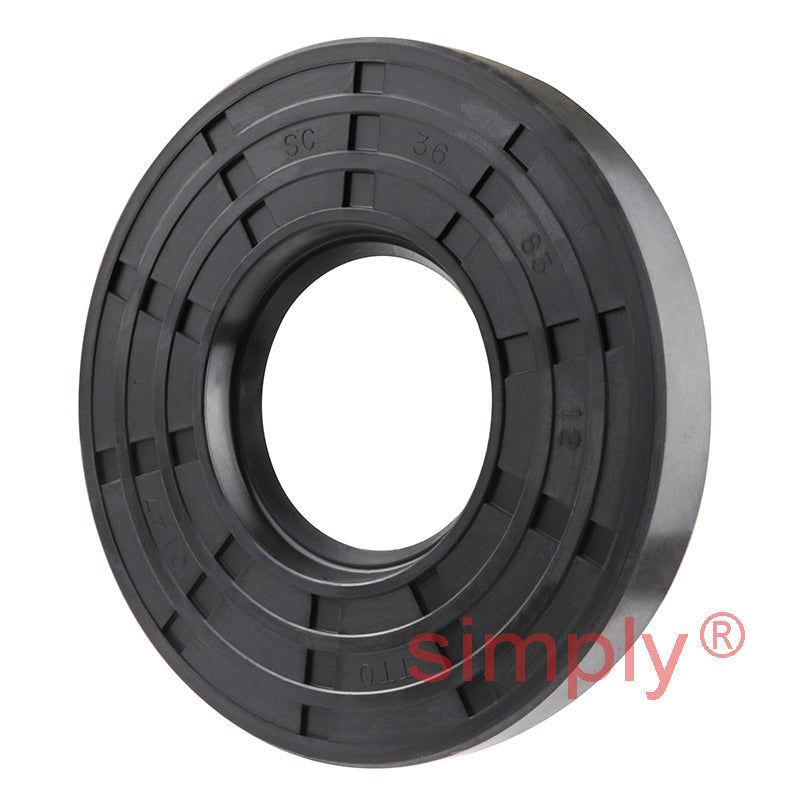 36x83x12mm Nitrile Rubber Single Lip Rotary Shaft Oil Seal with Garter Spring SC / R21
