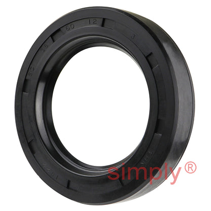 38x60x12mm Nitrile Rubber Single Lip Rotary Shaft Oil Seal with Garter Spring SC / R21
