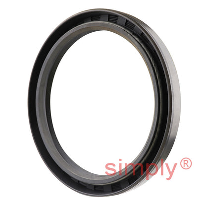 3.87x4.87x0.5 inch Nitrile Rubber Double Lip Rotary Shaft Oil Seal with Garter Spring R23 / TC Style