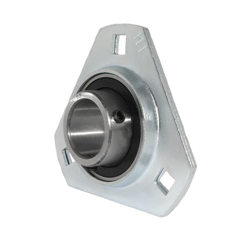 SBPFT203 Pressed Steel 3 Bolt Triangle Flange Housing with 17mm insert