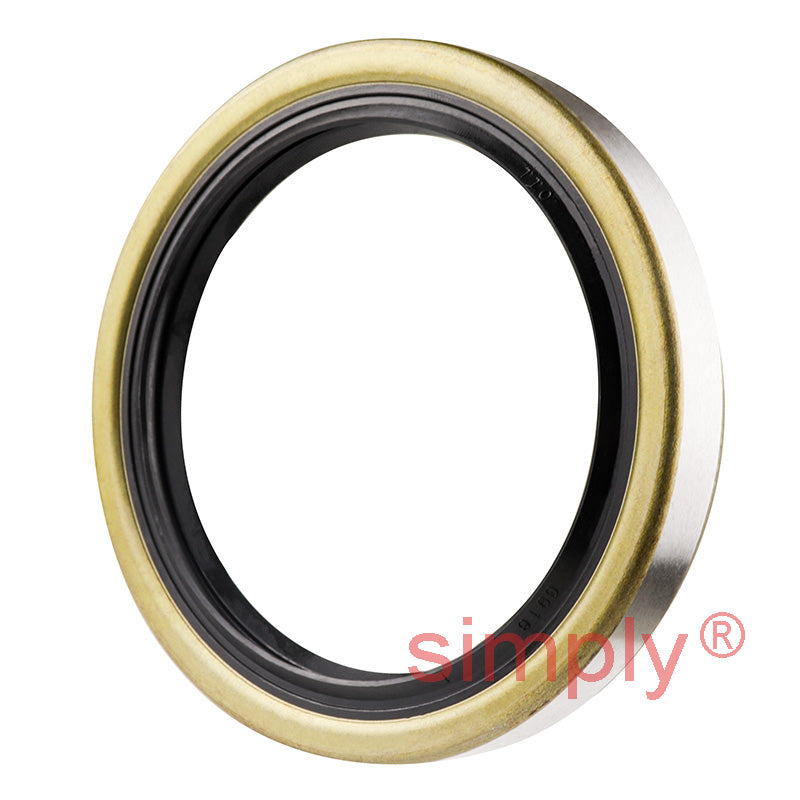 3x3.87x0.5 inch Metal Cased Nitrile Rubber Rotary Shaft Oil Seal with Garter Spring and Wiper Lip