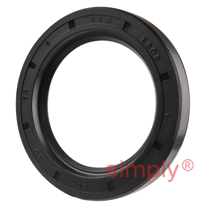 40x58x8mm Nitrile Rubber Single Lip Rotary Shaft Oil Seal with Garter Spring SC / R21