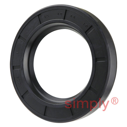 40x65x10mm Nitrile Rubber Single Lip Rotary Shaft Oil Seal with Garter Spring SC / R21