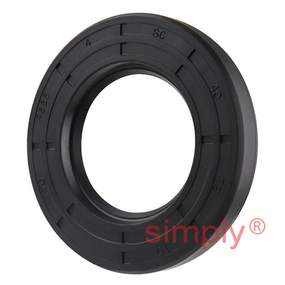 40x72x10mm Nitrile Rubber Single Lip Rotary Shaft Oil Seal with Garter Spring SC / R21
