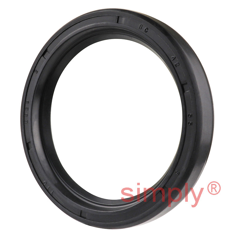 42x55x8mm Nitrile Rubber Single Lip Rotary Shaft Oil Seal with Garter Spring SC / R21