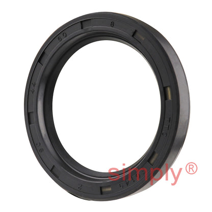 44x60x8mm Nitrile Rubber Single Lip Rotary Shaft Oil Seal with Garter Spring SC / R21