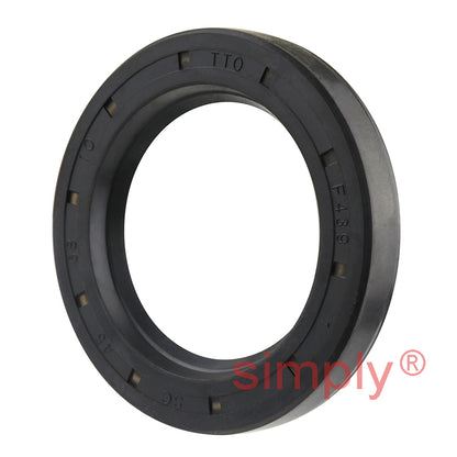 45x68x10mm Nitrile Rubber Single Lip Rotary Shaft Oil Seal with Garter Spring SC / R21