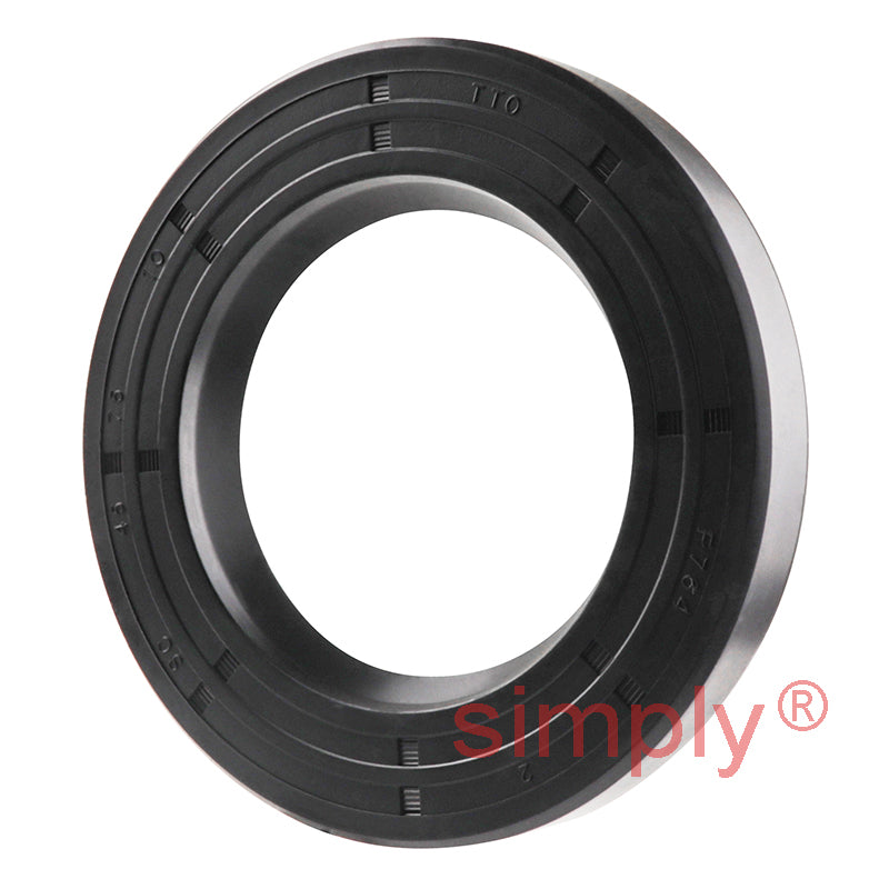 45x75x10mm Nitrile Rubber Single Lip Rotary Shaft Oil Seal with Garter Spring SC / R21